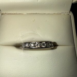 14 CT White Gold Anniversary Wedding Band